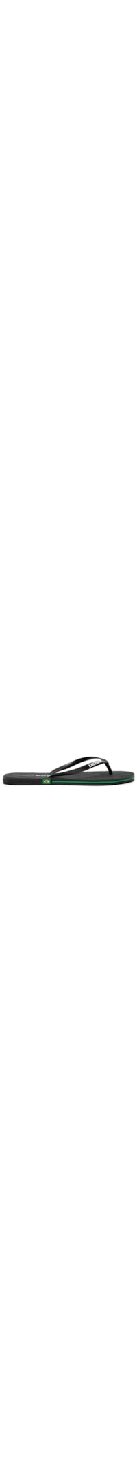 Chinelo Feminino Easy Bandeira Do Brasil - Preto