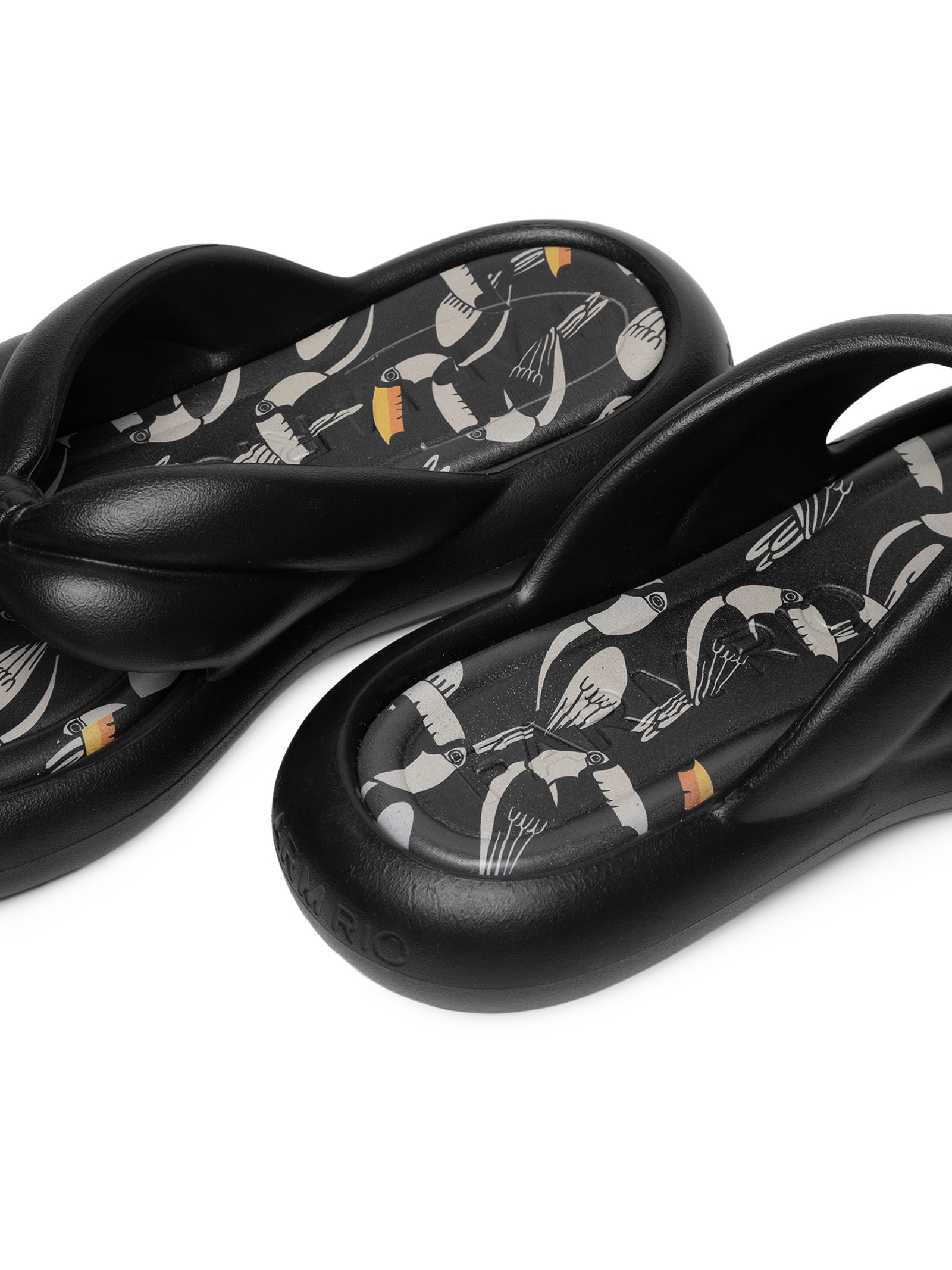 Chinelo Feminino Eva Preto Farm Rio