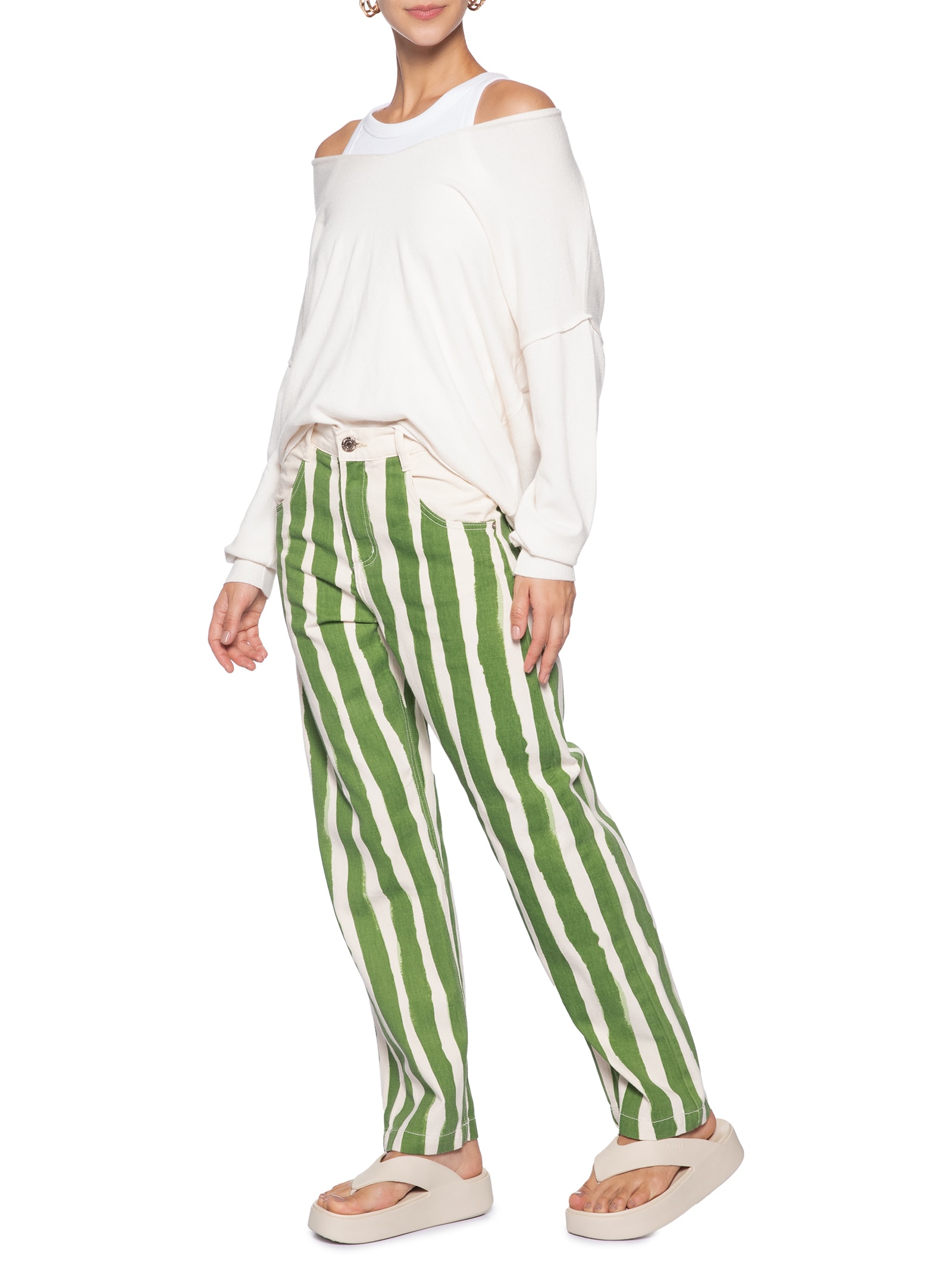 Chinelo Feminino Getaway Platform Flip Bege Crocs