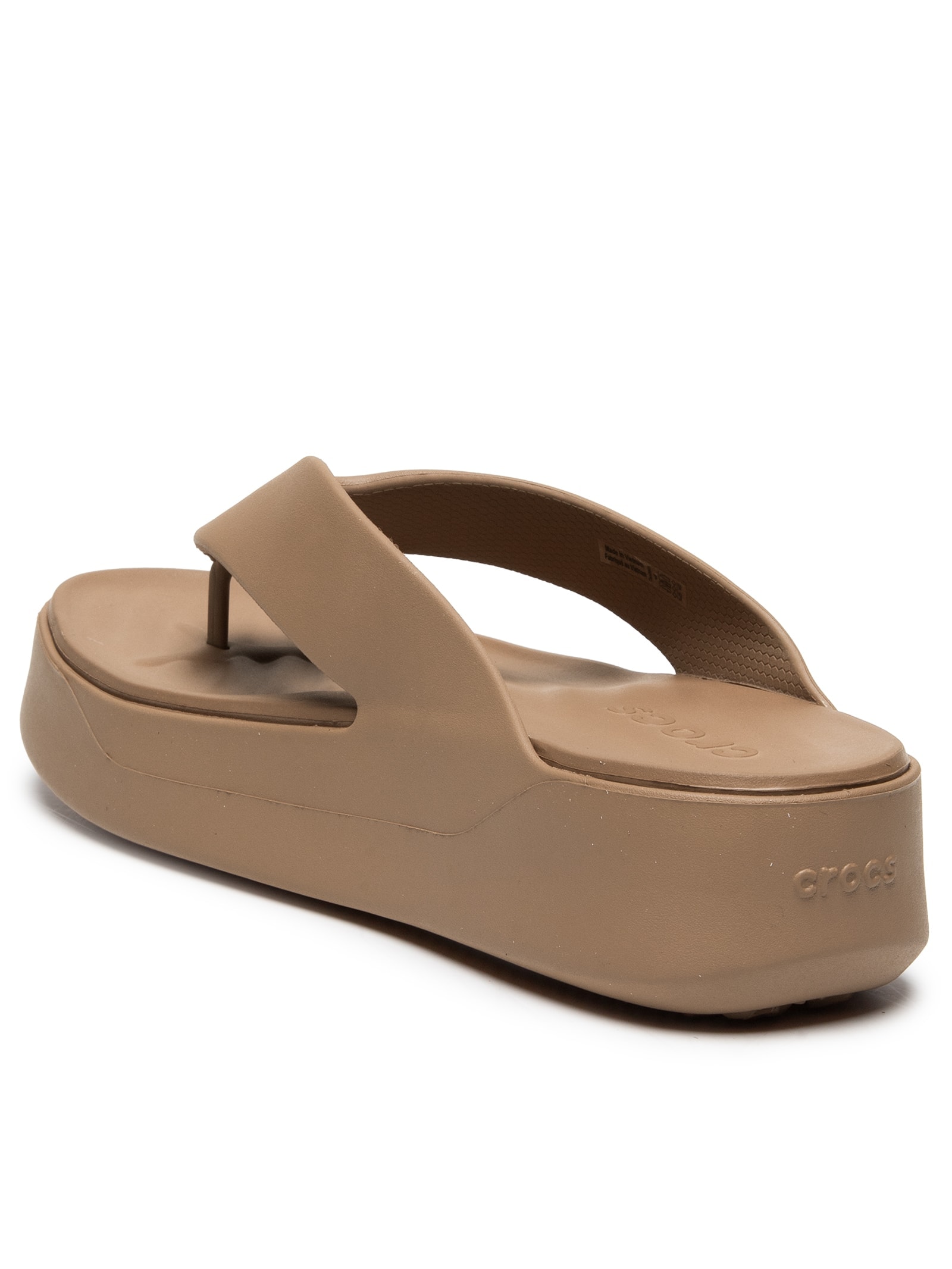 Chinelo Feminino Getaway Platform Flip Marrom Crocs