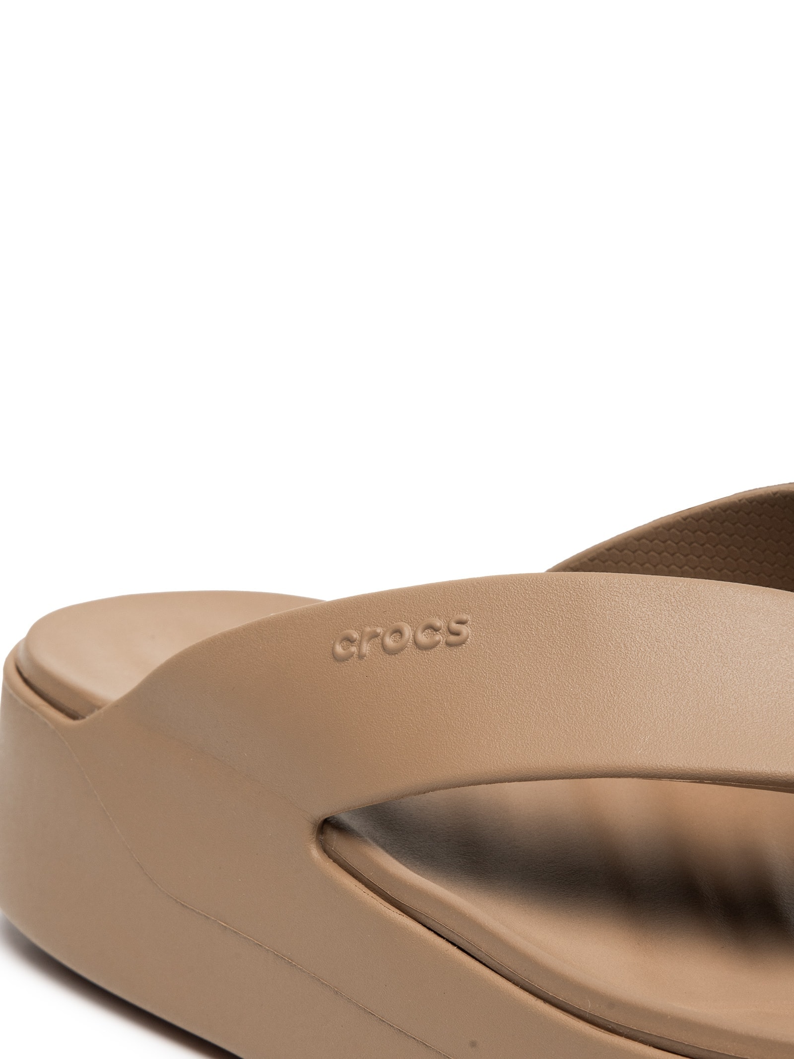 Chinelo Feminino Getaway Platform Flip Marrom Crocs