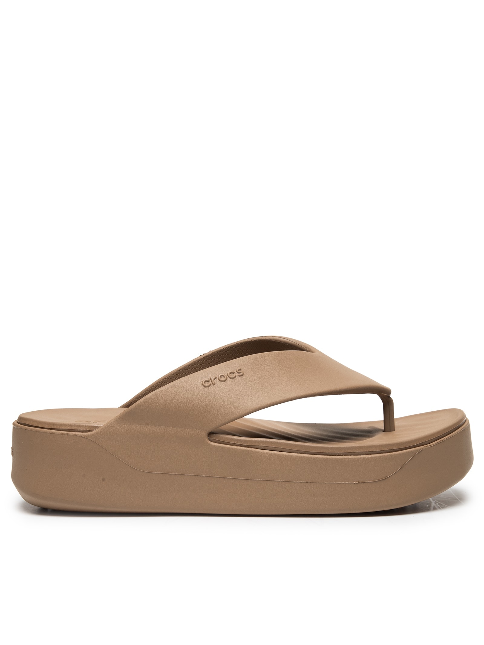 Chinelo Feminino Getaway Platform Flip Marrom Crocs