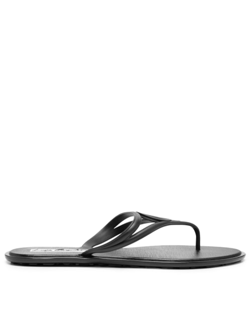 Chinelo Feminino Monograma - Preto