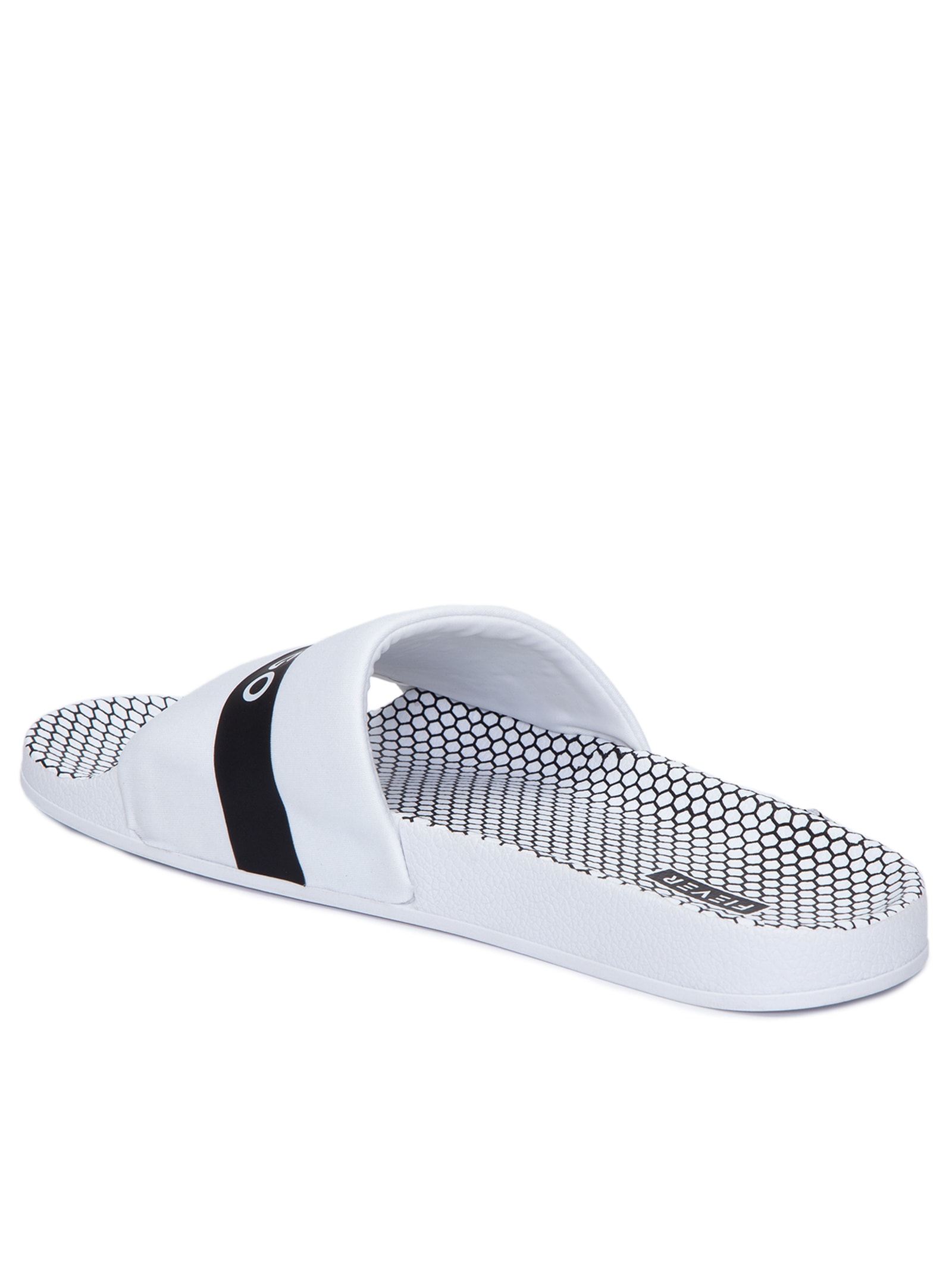 Chinelo Feminino Slider Escritas Branco Fiever