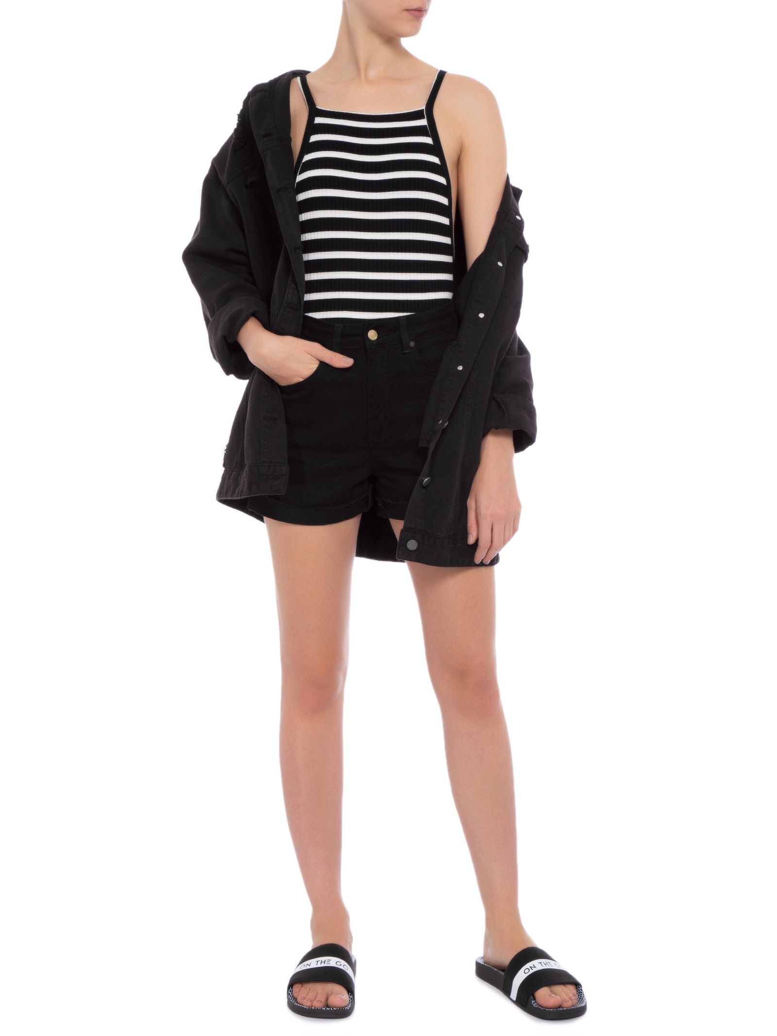 Chinelo Feminino Slider Escritas Preto Fiever