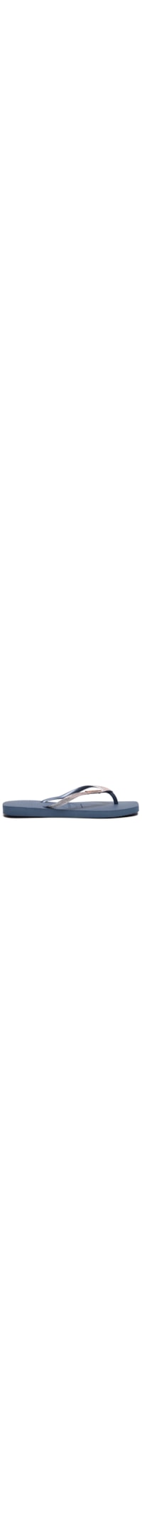 Chinelo Feminino Slim Square Gliter - Azul