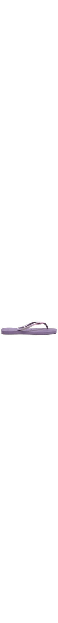 Chinelo Feminino Slim Square Gliter - Roxo
