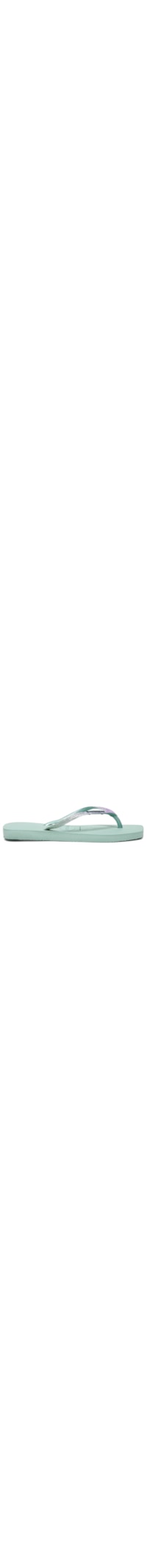 Chinelo Feminino Slim Square Gliter - Verde