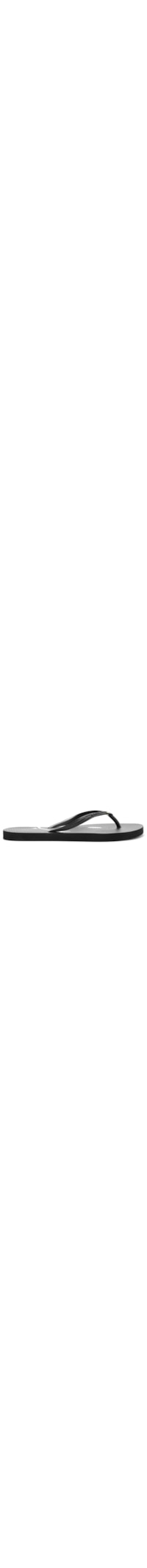 Chinelo Feminino Tira Text Logo - Preto