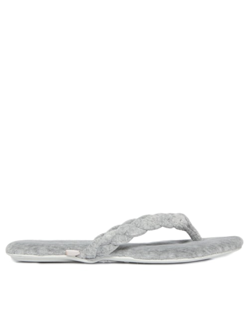 CHINELO FLIP FLOP TIRA TRANÇADA – CINZA