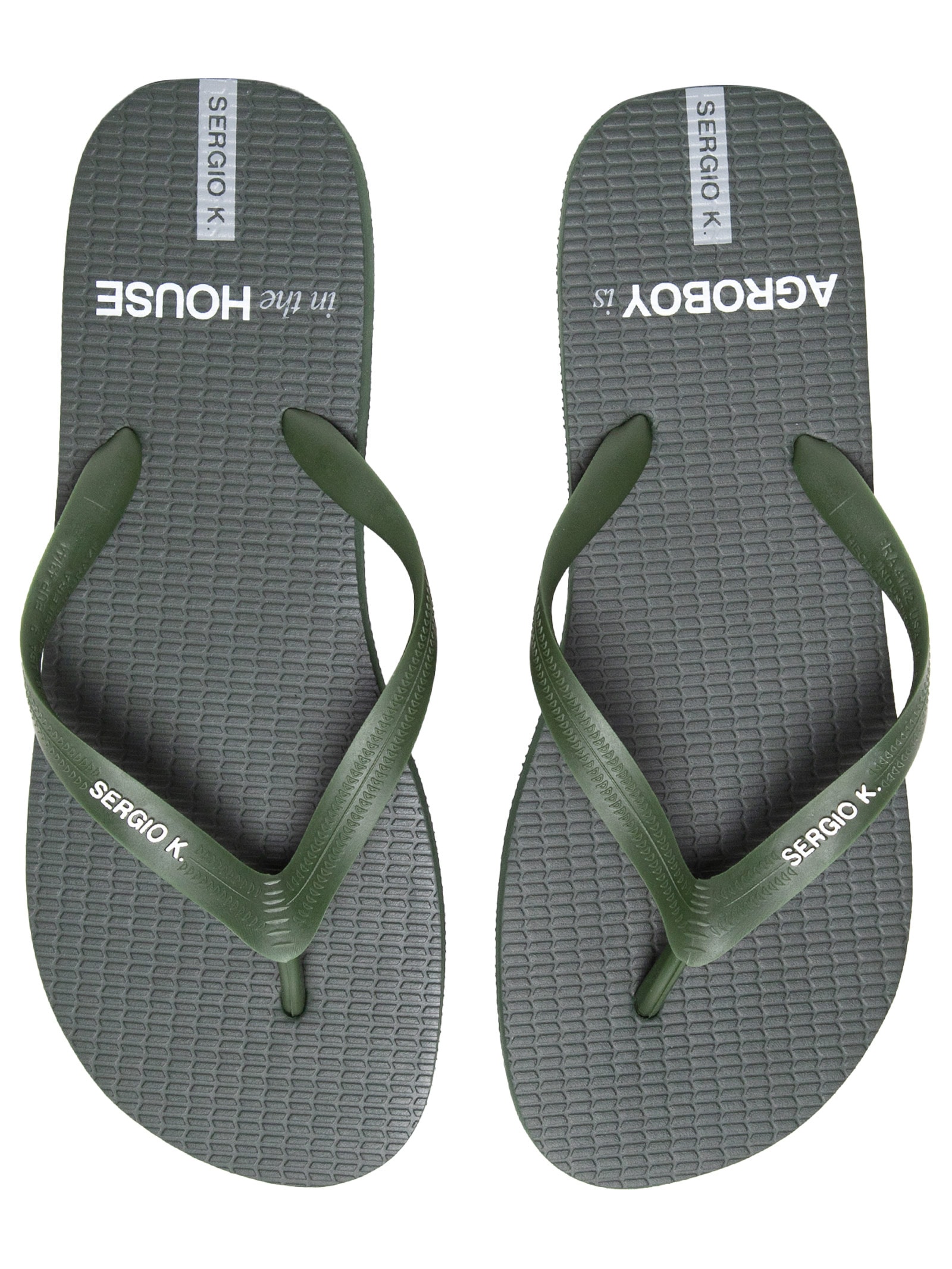 Chinelo Masculino Estampado Agroboy In The House Verde  Sergio K