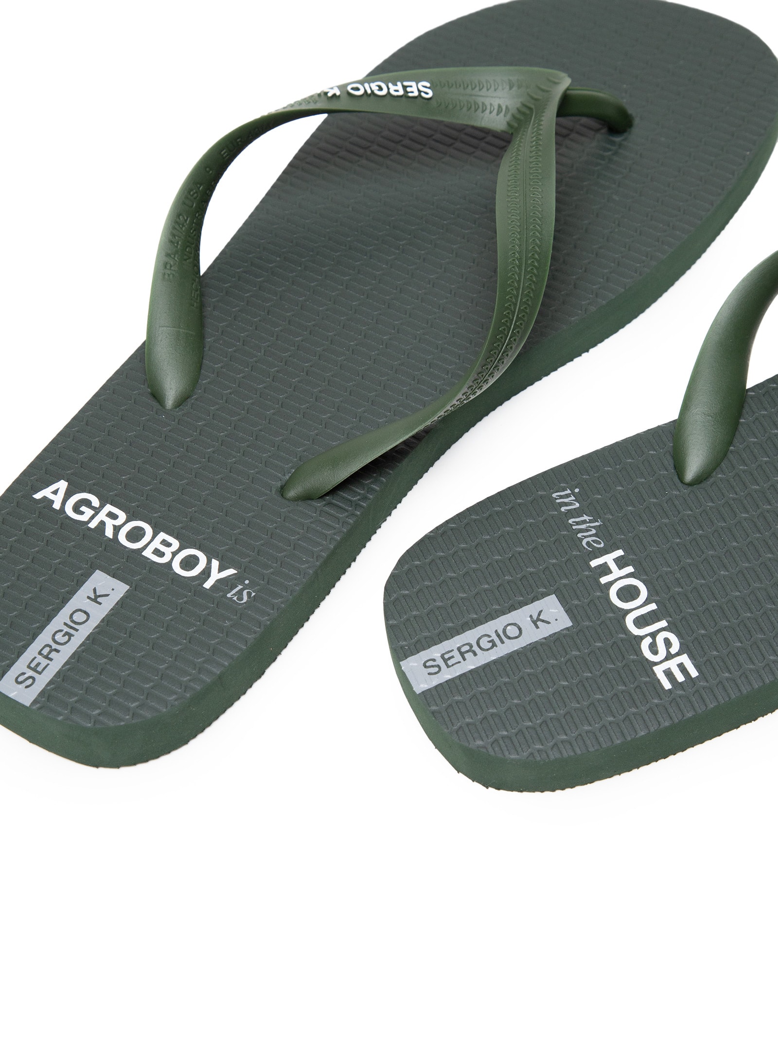 Chinelo Masculino Estampado Agroboy In The House Verde  Sergio K