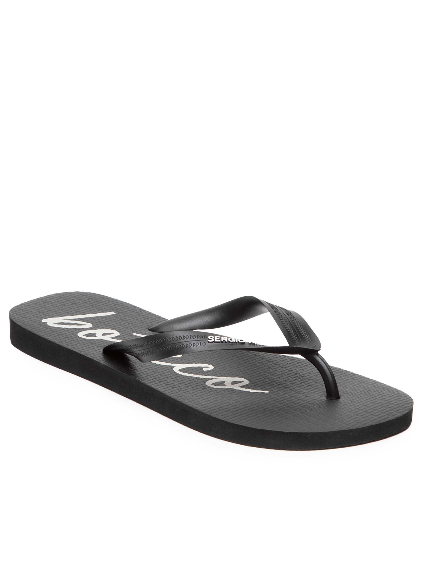 Chinelo Masculino Estampado Local Boteco Preto  Sergio K