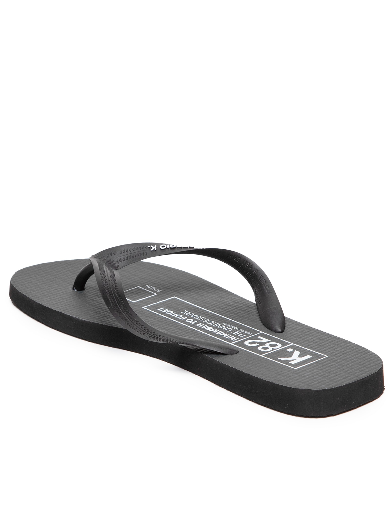 Chinelo Masculino Estampado Logo Jungle Preto Sergio K