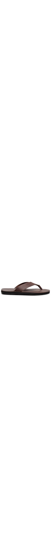 Chinelo Masculino Fipflop Rustic Leather - Marrom
