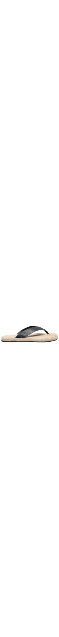 Chinelo Masculino Flat Corda E-Basics - Preto
