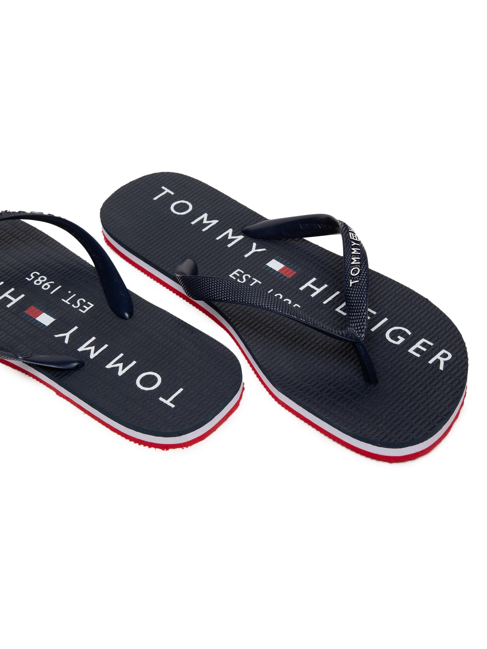 Chinelo Masculino Simon 34R Rubber Azul Tommy Hilfiger