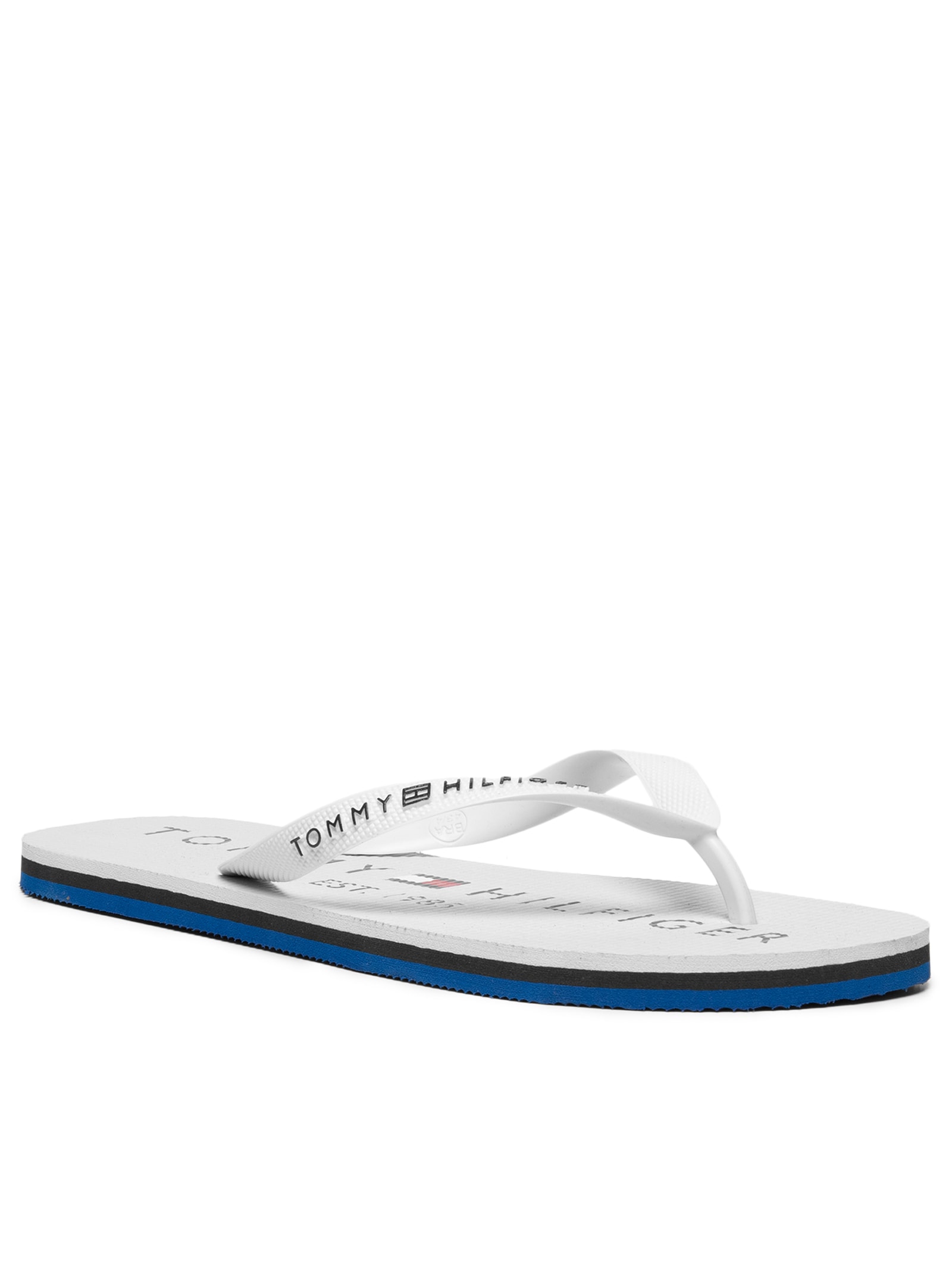 Chinelo Masculino Simon 34R Rubber Branco Tommy Hilfiger