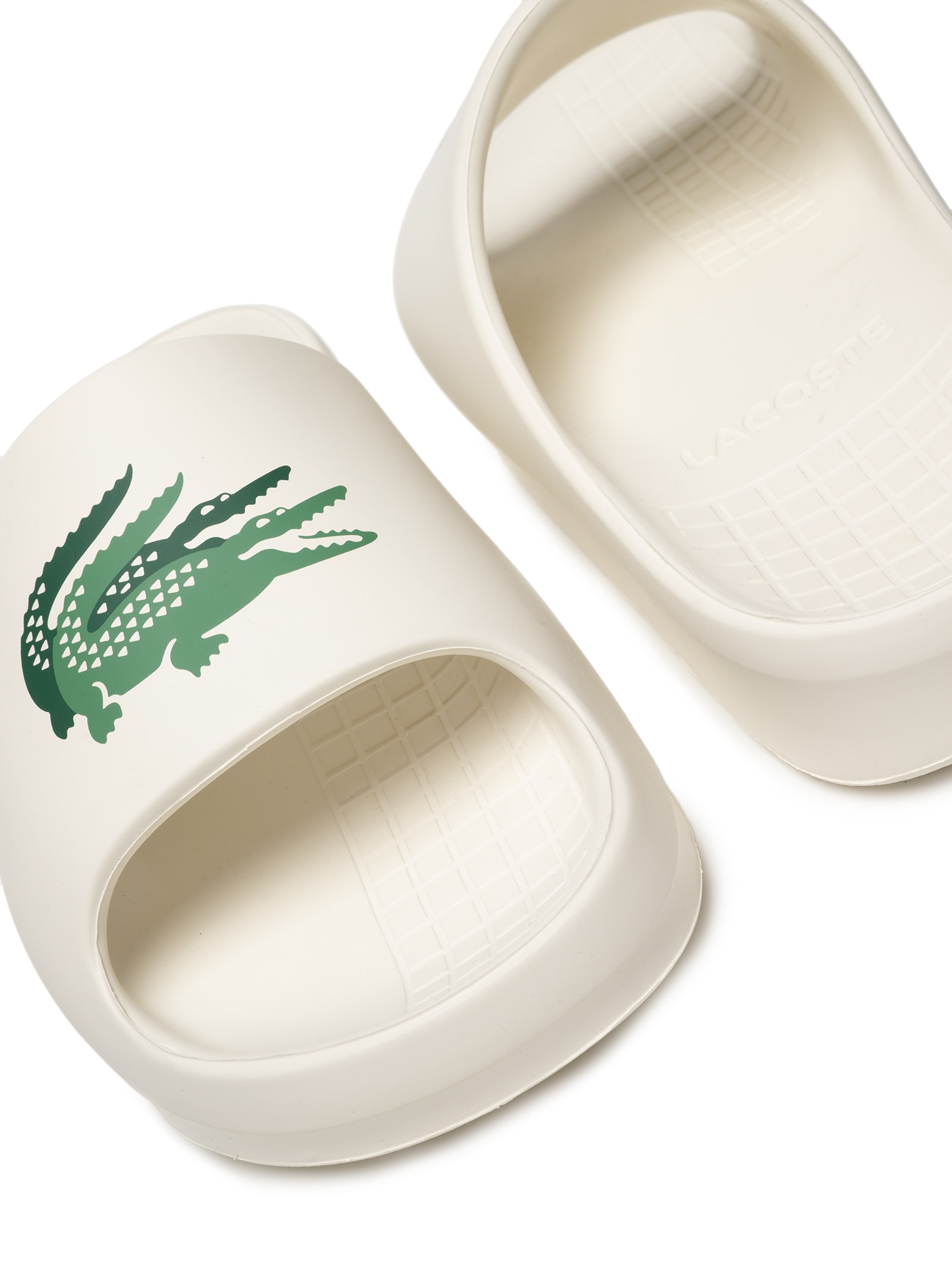 Chinelo Masculino Slide 2.0 Branco Lacoste