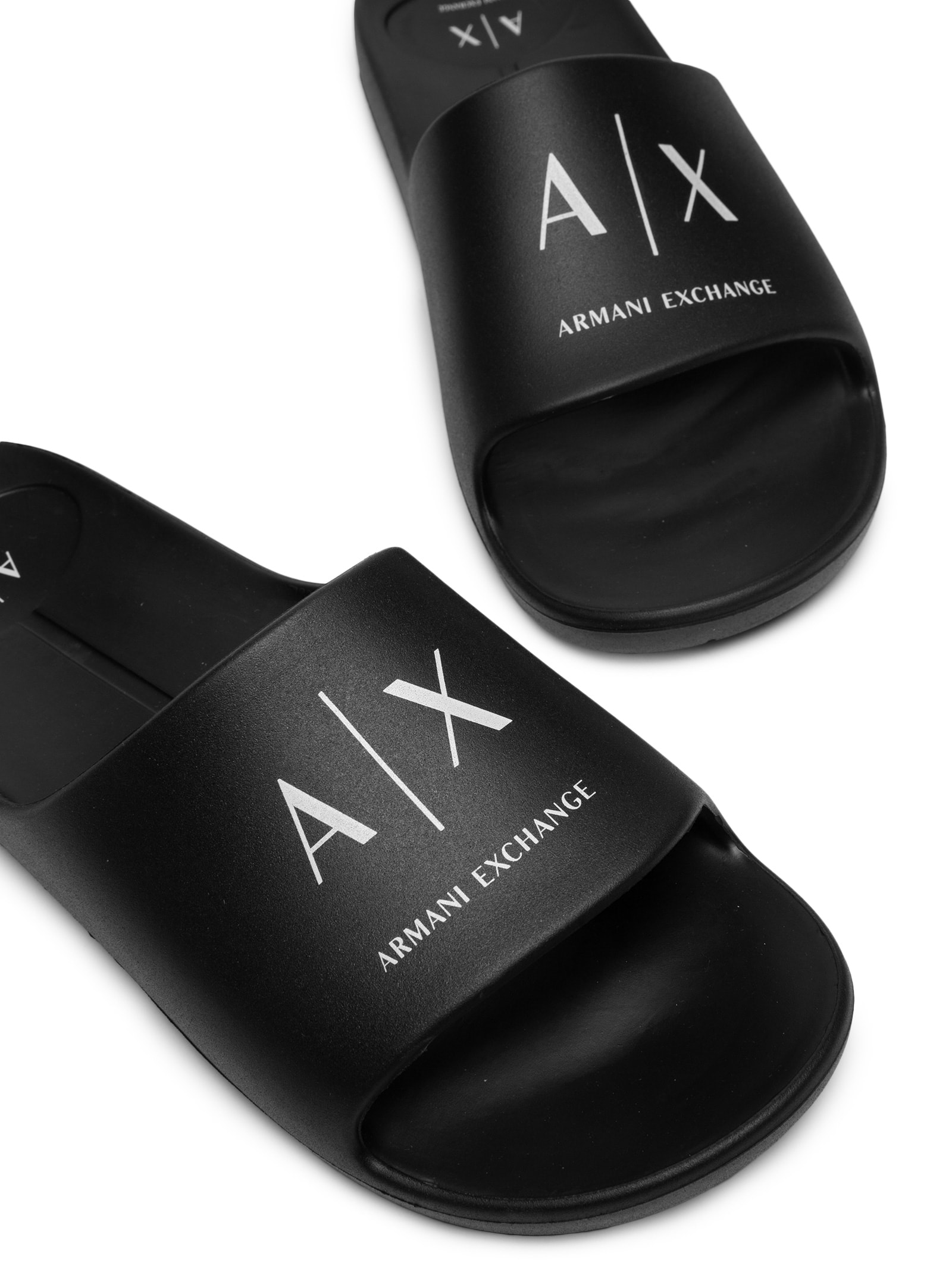 Chinelo Masculino Slide AX Preto Armani Exchange