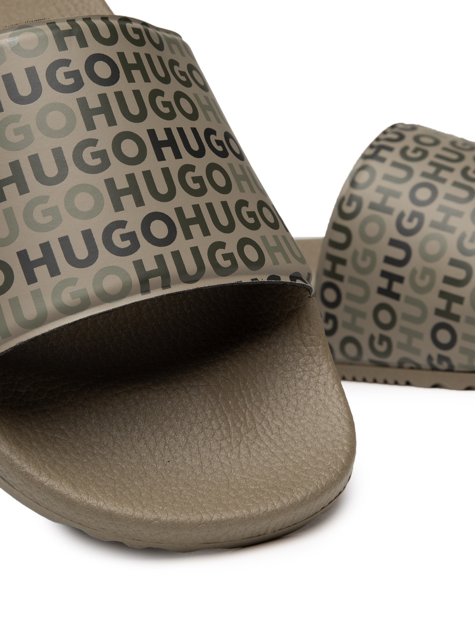 Chinelo Masculino Timein Slid Lgao Bege Hugo
