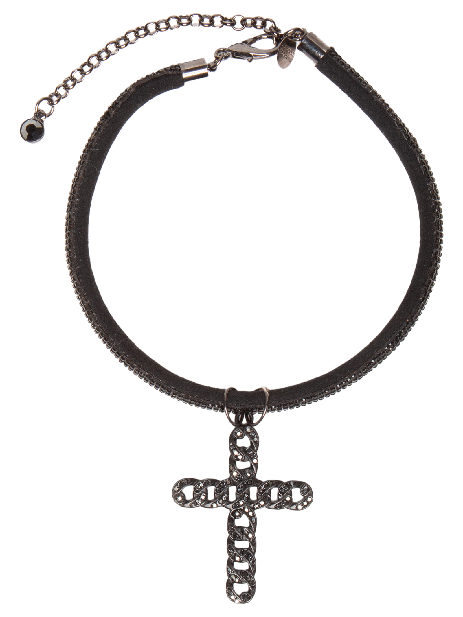 Chocker Feminina Shine Black Preto Juliana Manzini