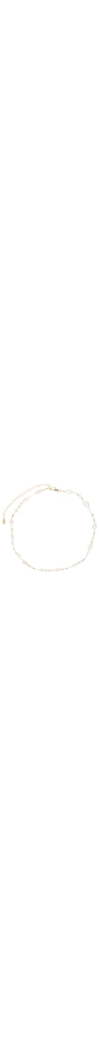 Choker Feminina Pérolas Diversas - Branco