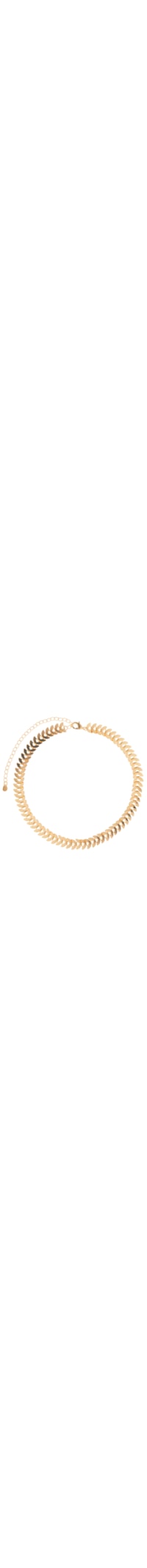 Choker Feminino Gominhos Tulipas 8MM Ouro - Dourado
