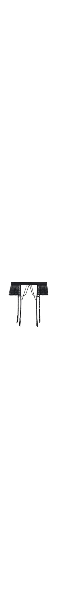 Cinta Liga Flirt Fearlessly - Preto