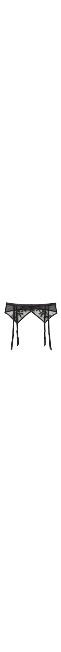 Cinta Liga Frou Frou Romance - Preto