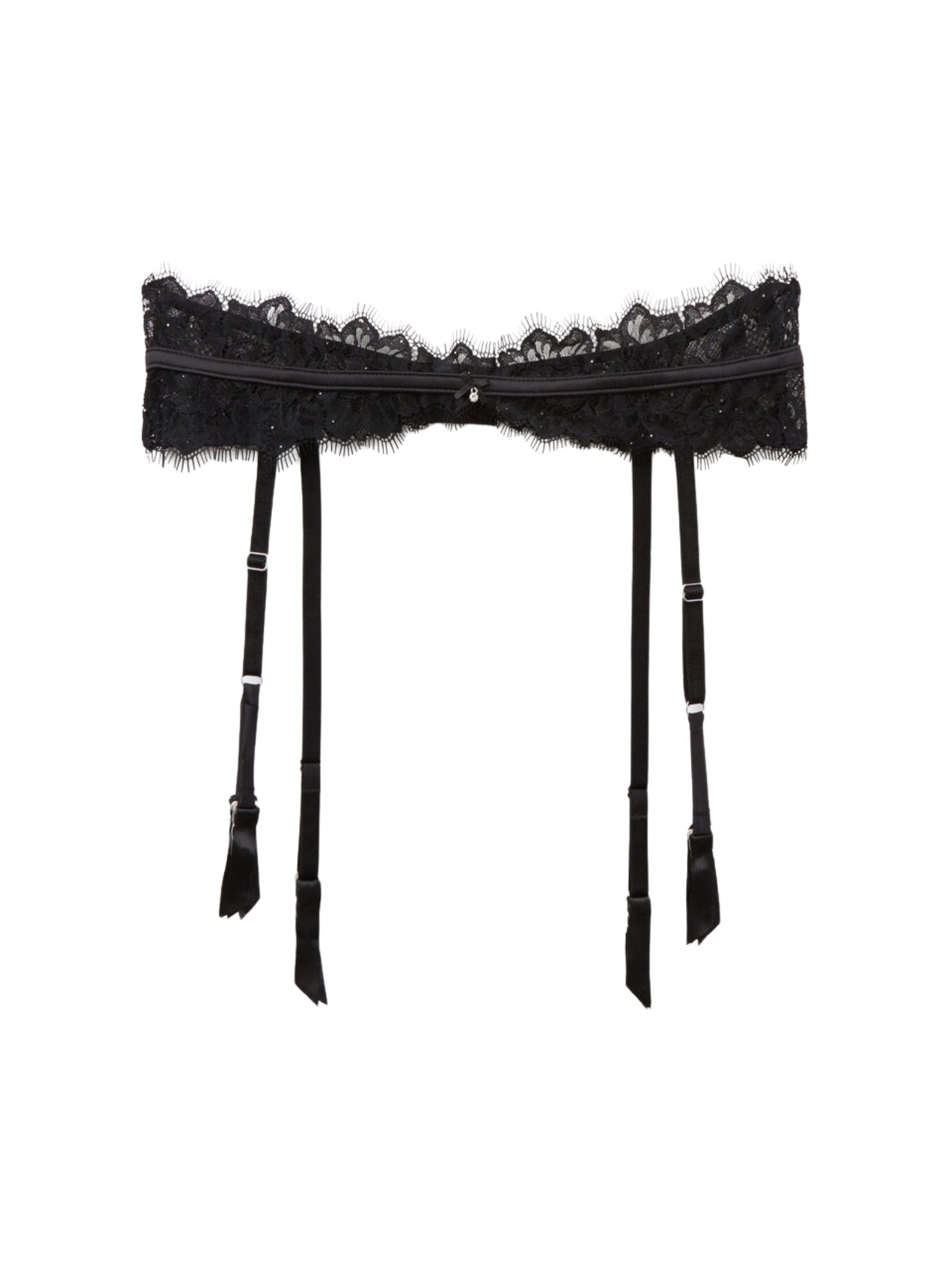 Cinta Liga Glimmer Of Pleasure Preto Intimissimi
