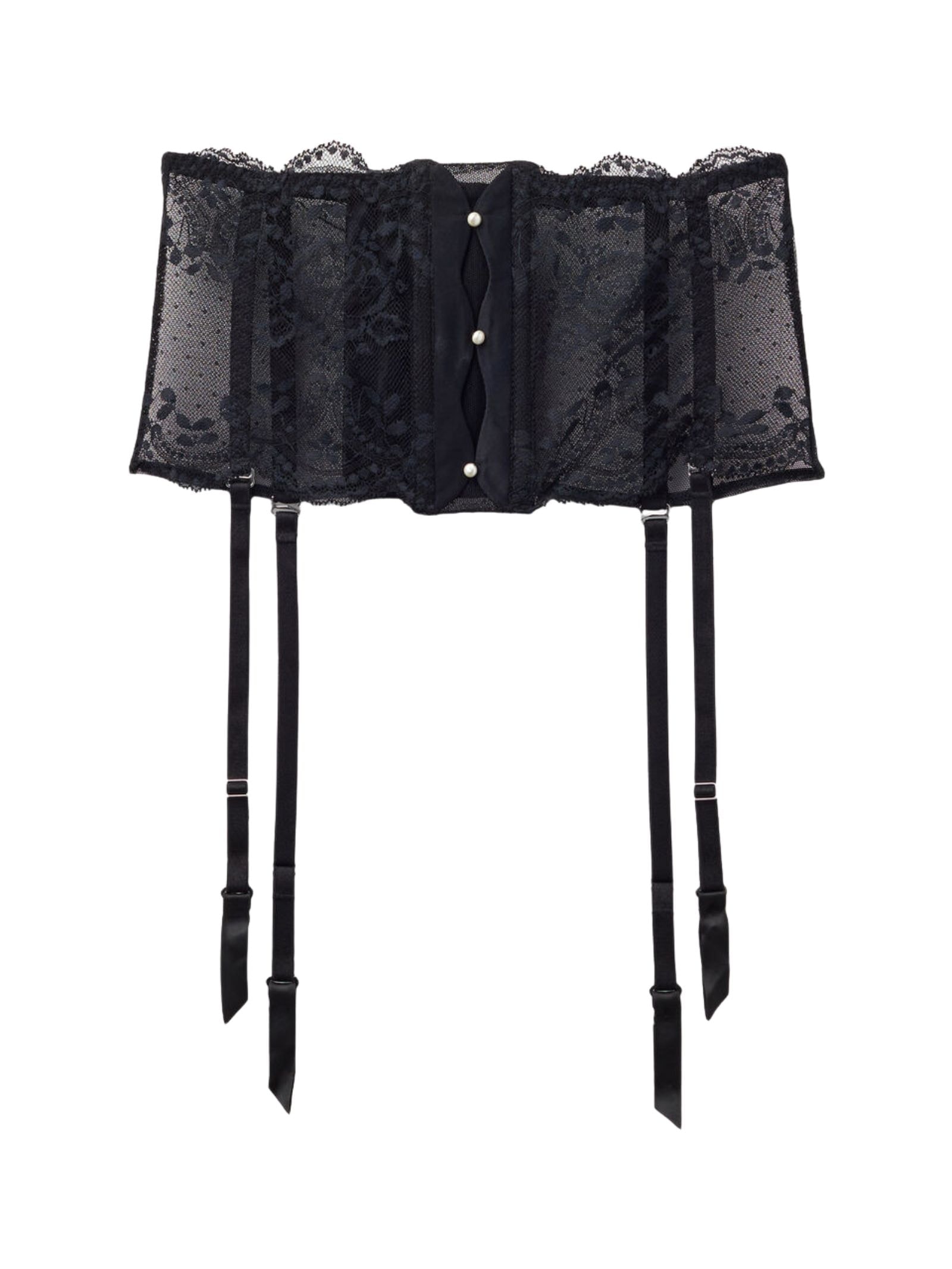 Cinta Liga La Vie En Rose Preto Intimissimi