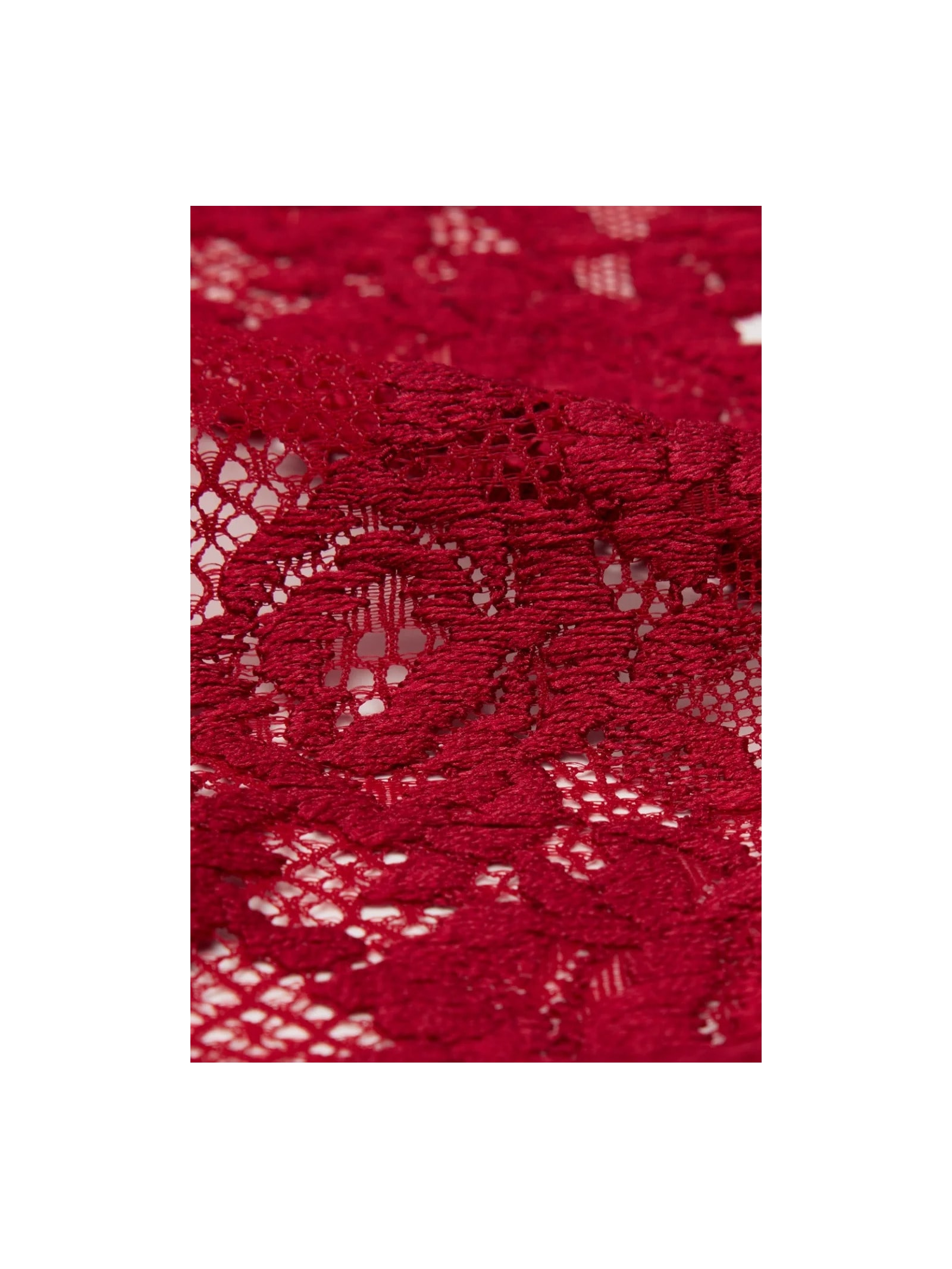 Cinta Liga Pretty Flowers Vermelho Intimissimi