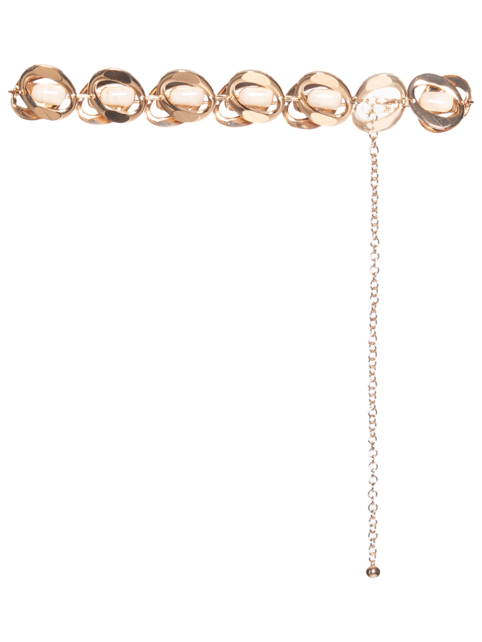 Cinto Corrente Feminino Com Pedras Dourado Market 33