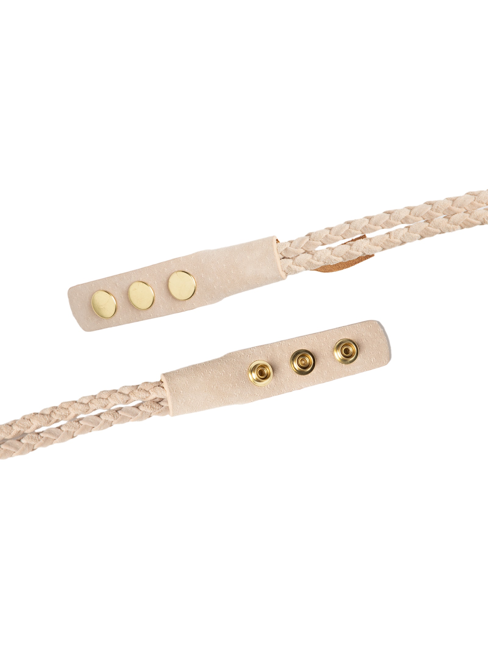 Cinto Feminino Alicia Couro Bege Le Lis