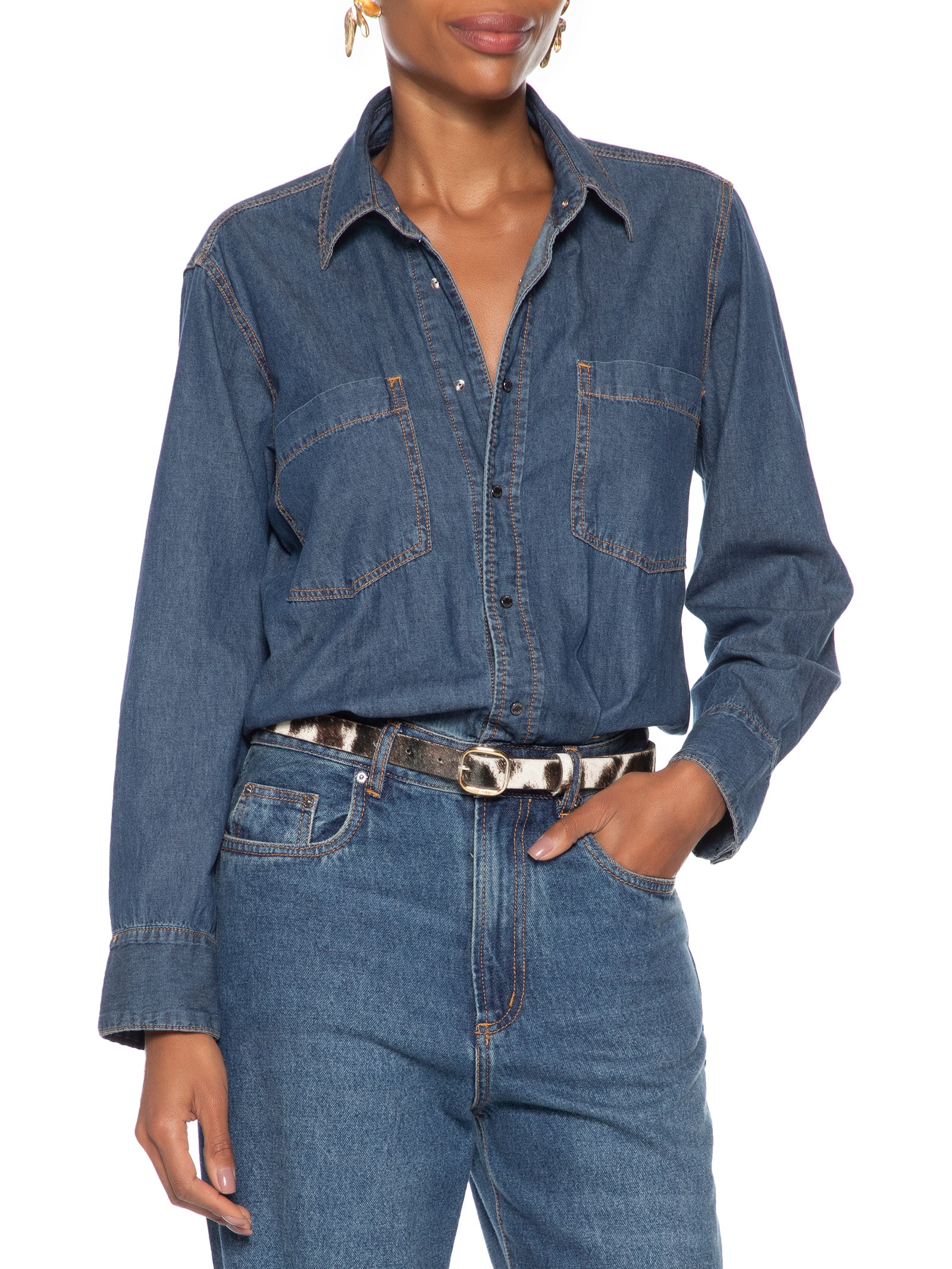 Cinto Feminino Animal Print Arezzo