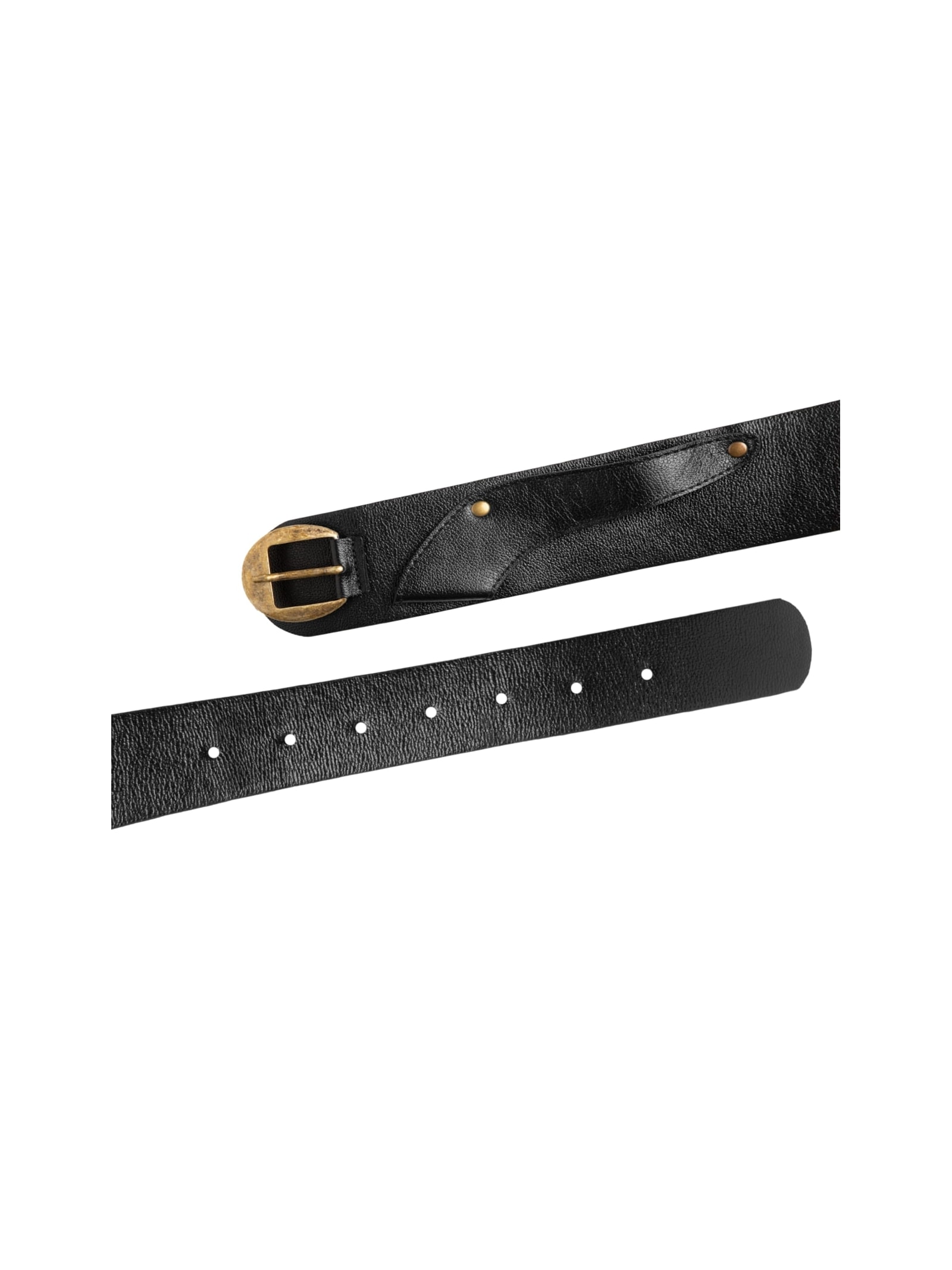 Cinto Feminino Boho Em Couro Preto  Market 33