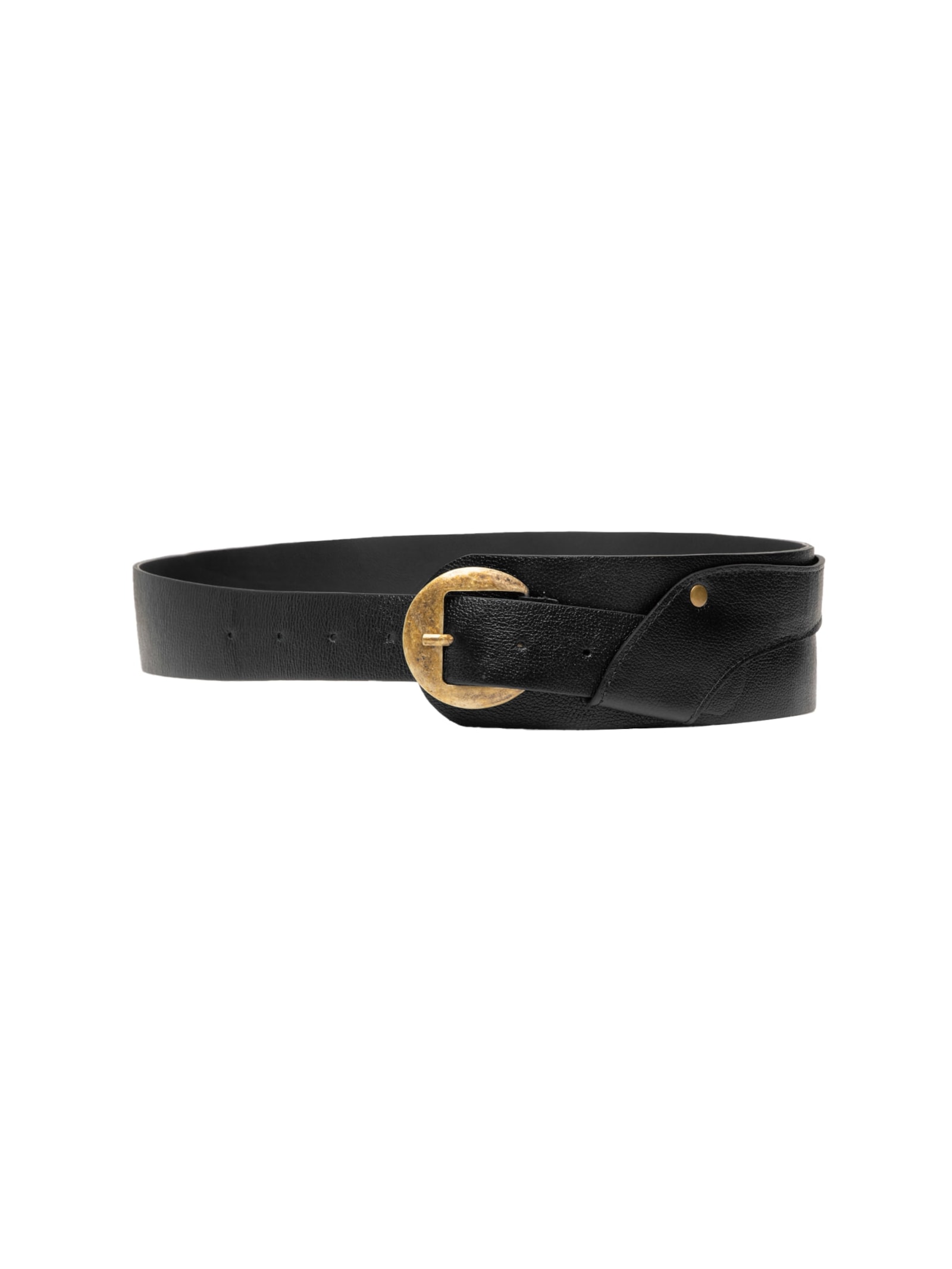 Cinto Feminino Boho Em Couro Preto  Market 33