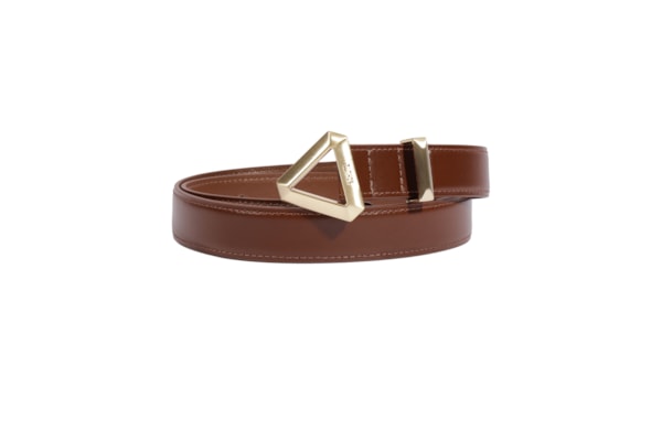 Cinto Feminino Bold Triangle - Marrom