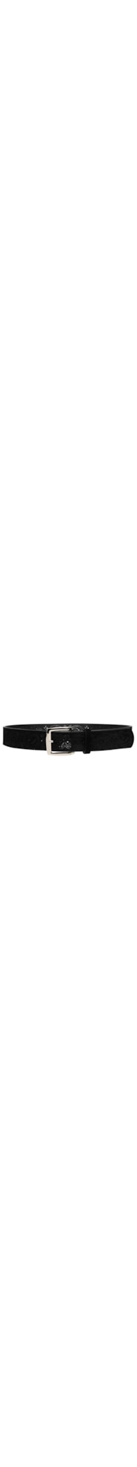 Cinto Feminino Camurção Enfeites Niquel - Preto