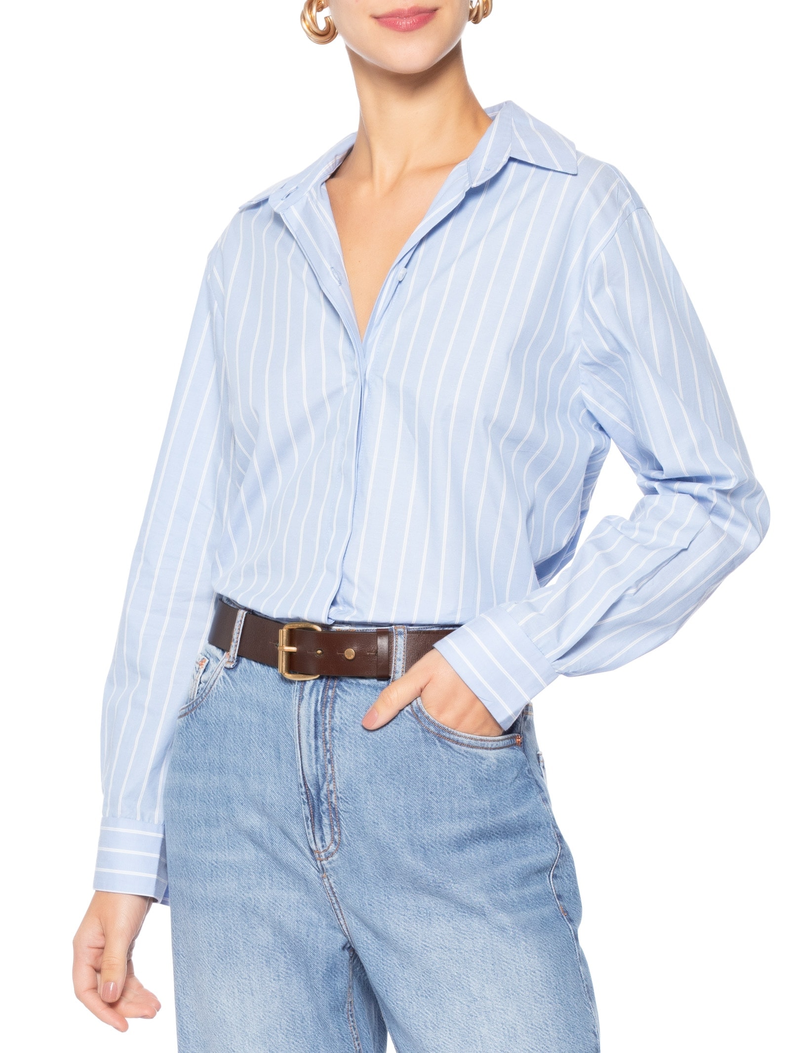 Cinto Feminino Carrapeta Mini Marrom Animale