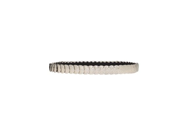 Cinto Feminino Com Apliques Em Moeda – Prateado
