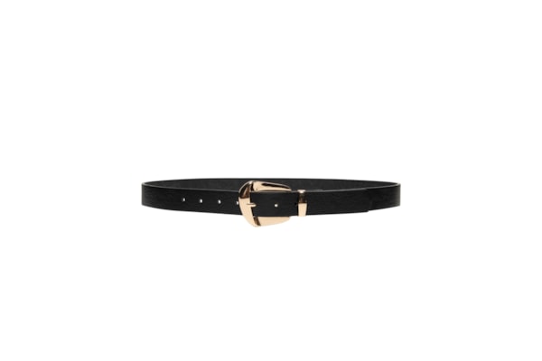 Cinto Feminino Com Fivela Assimétrica – Preto
