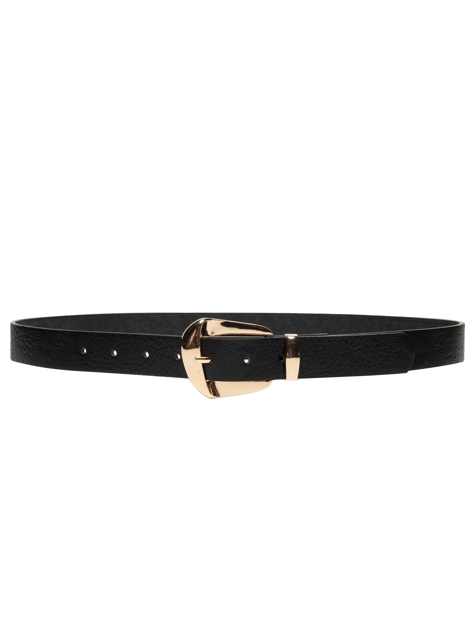 Cinto Feminino Com Fivela Assimétrica – Preto Market 33