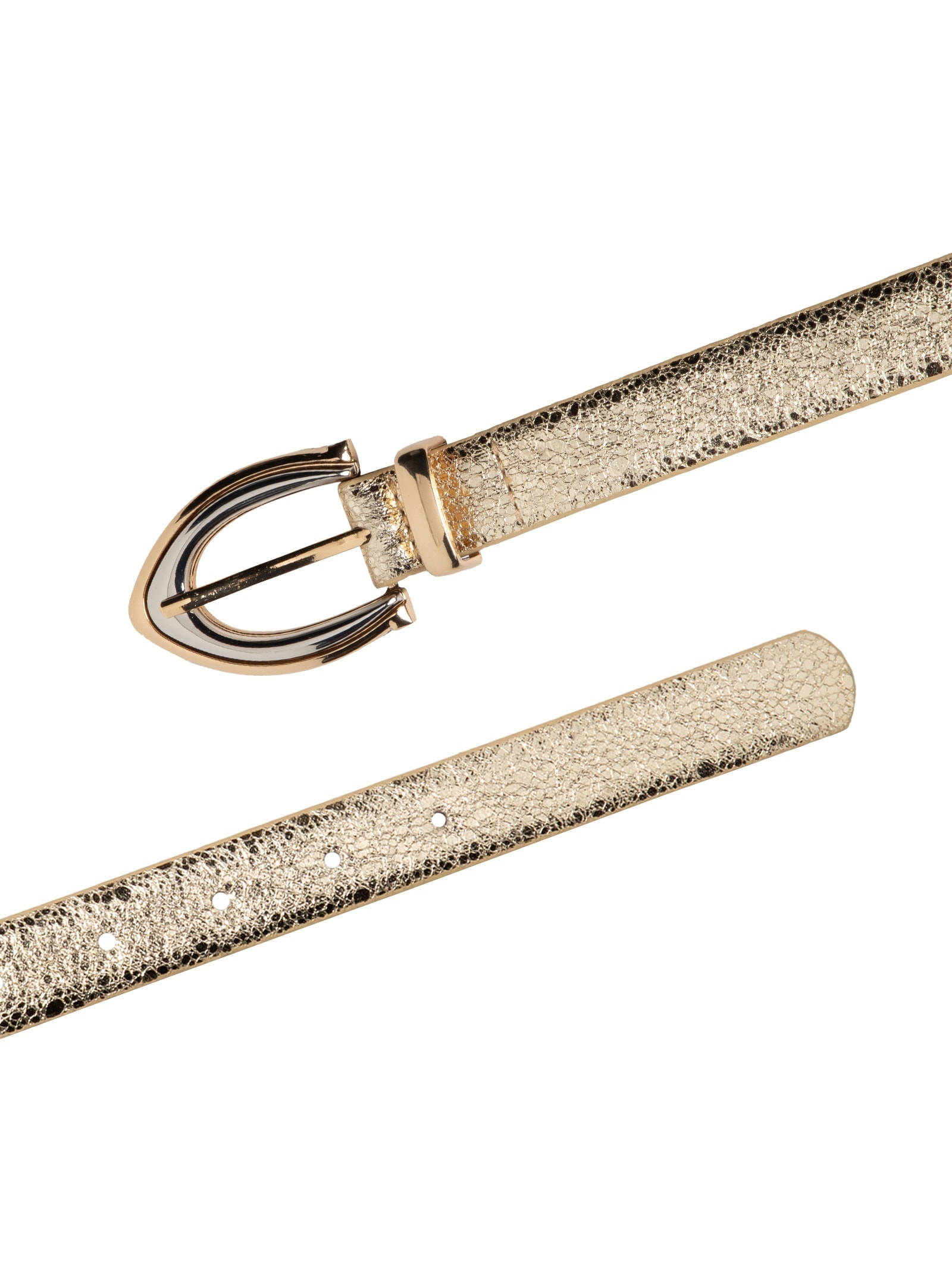 Cinto Feminino Com Fivela Em Dois Banhos Dourado Market 33