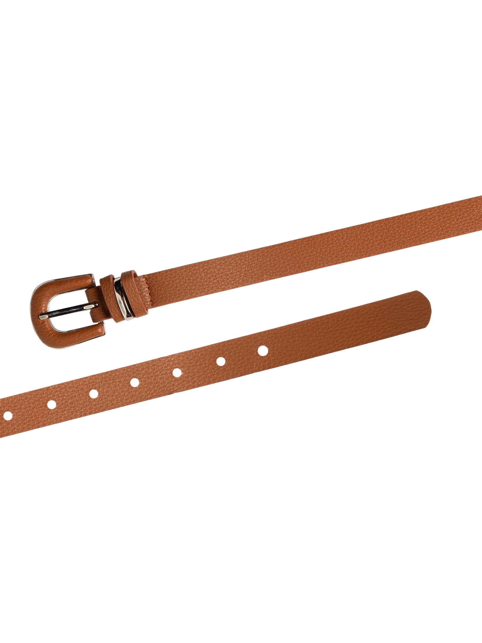 Cinto Feminino Com Fivela Encapada Bege Basiq