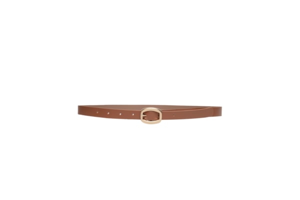Cinto Feminino com Fivela Fosca – Marrom