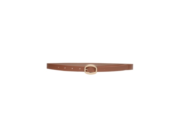 Cinto Feminino com Fivela Fosca – Marrom