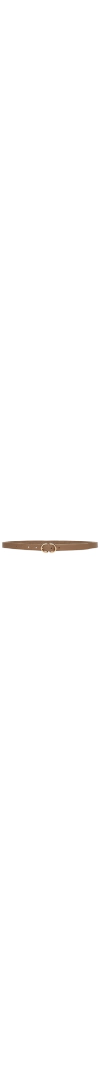 Cinto Feminino Com Fivela Oval - Bege