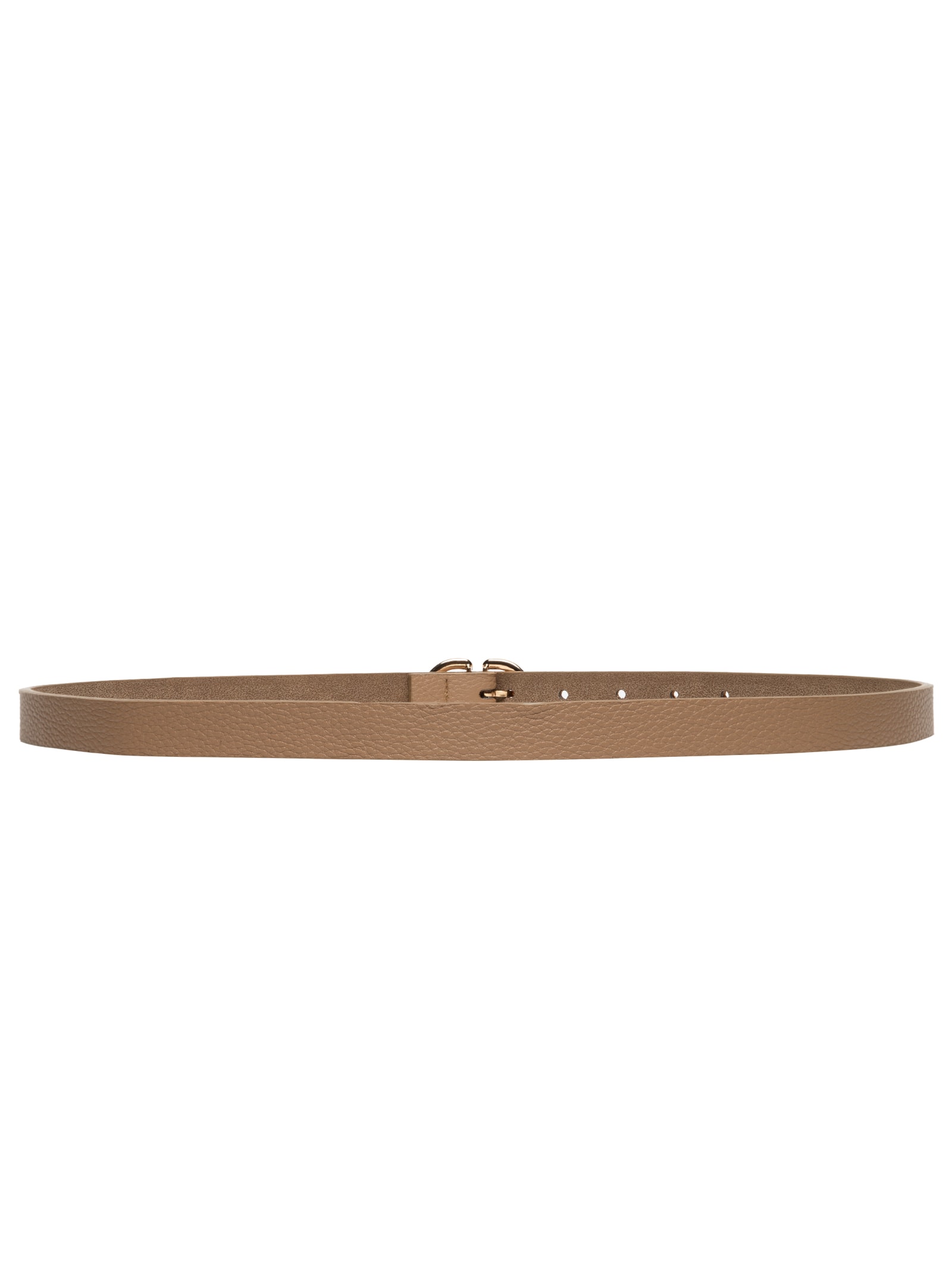 Cinto Feminino Com Fivela Oval Bege Market 33